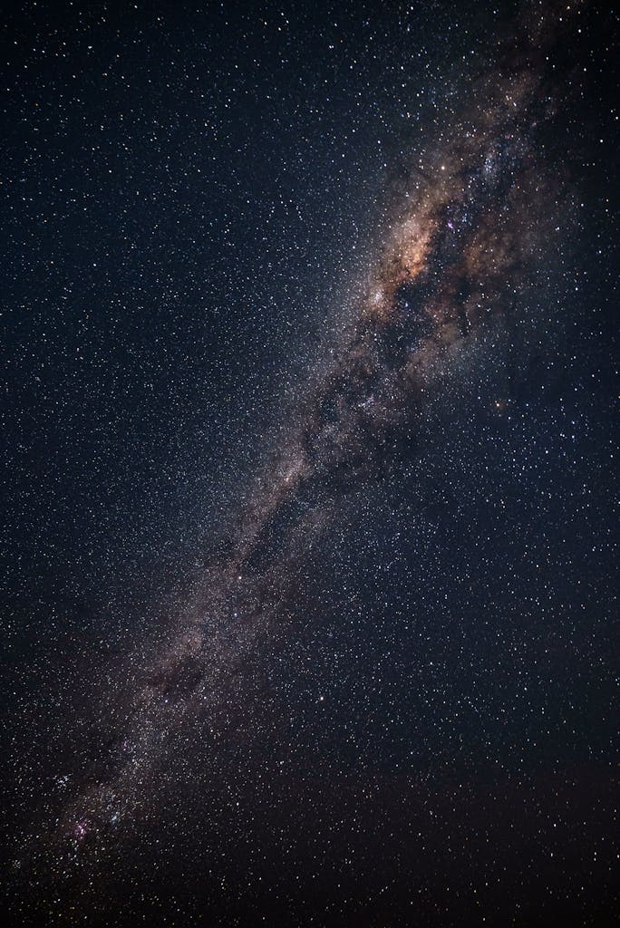 Wachappe Breathtaking view of the Milky Way galaxy captured at night in Punta Ballena, Uruguay.